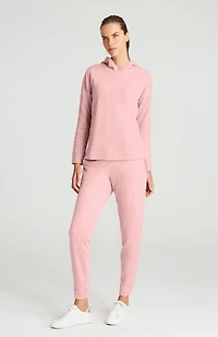 fit embroidered hoodie