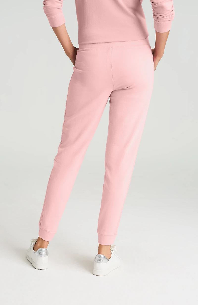 fit embroidered joggers