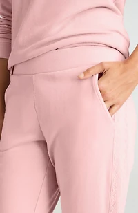 fit embroidered joggers