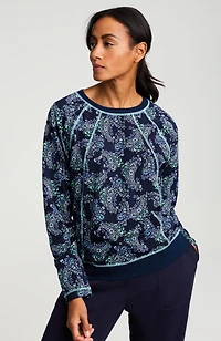 fit tonal-stitch pullover