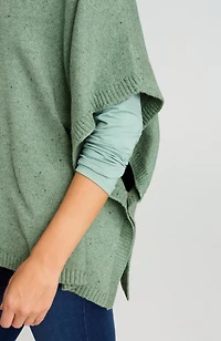 knit pullover poncho