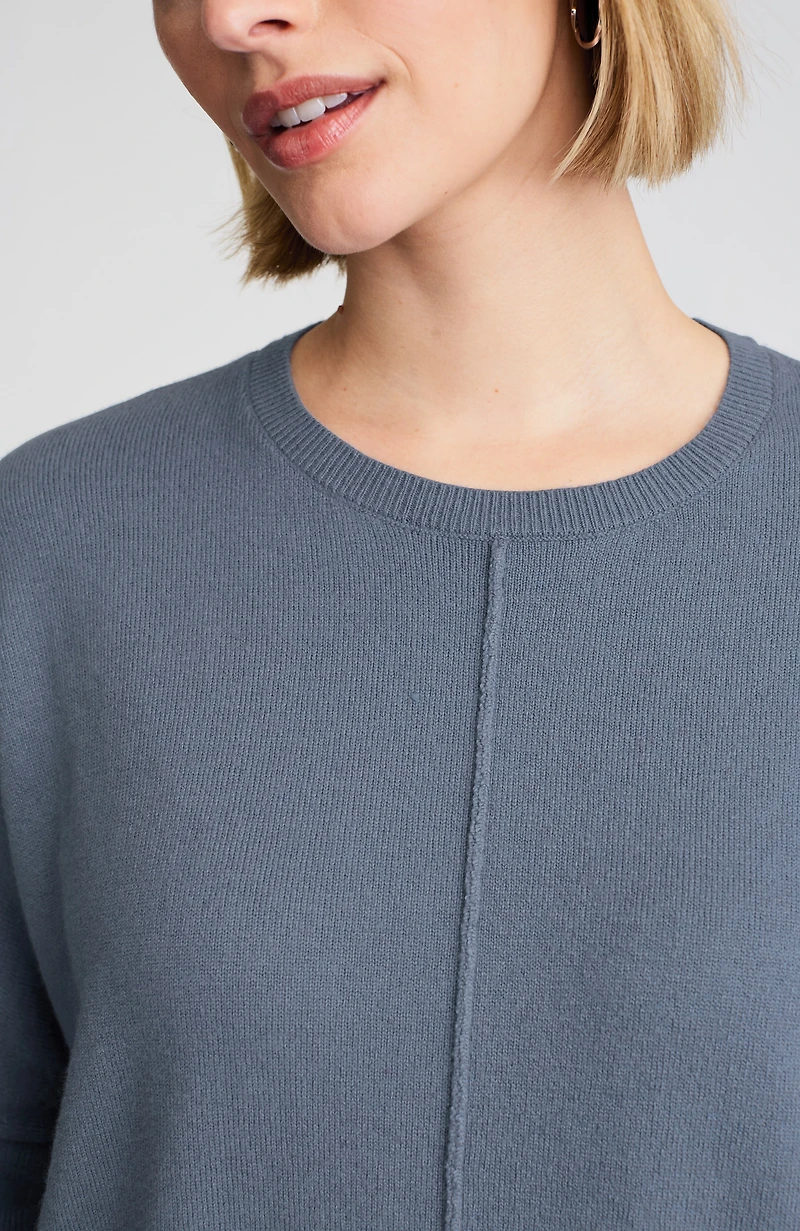 pure jill relaxed pullover sweater