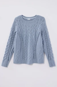 pure jill hand-braided sweater