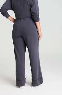 pure jill seamed french terry pants