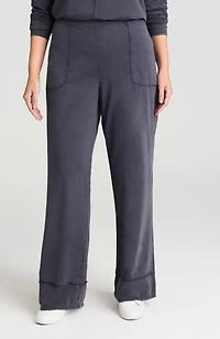 pure jill seamed french terry pants