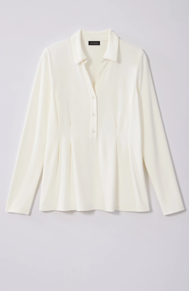 wearever pleated knit shirt