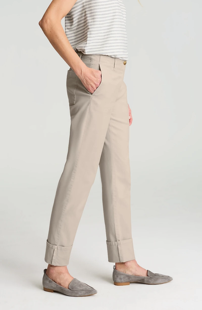 cuffed chino pants