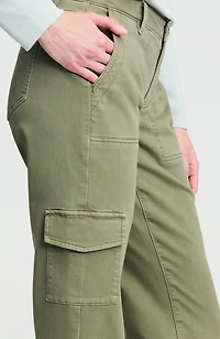 relaxed straight-leg cargo jeans