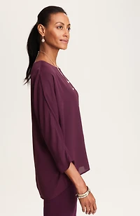 wearever elliptical-hem blouse