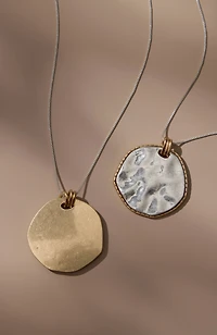 reversible pendant necklace