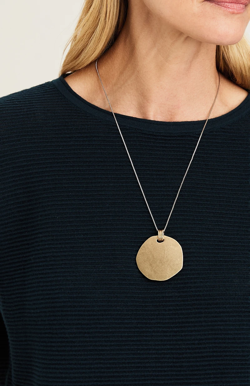 reversible pendant necklace