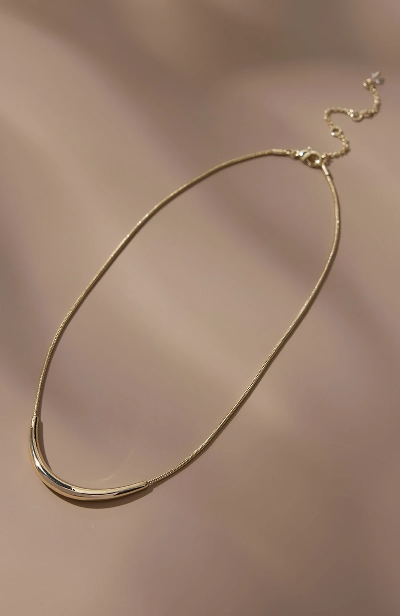 demi-fine bar necklace
