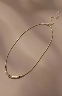 demi-fine bar necklace