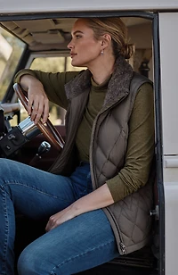 luxe supima® shirred turtleneck