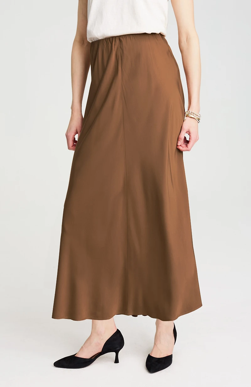 pure jill a-line maxi skirt