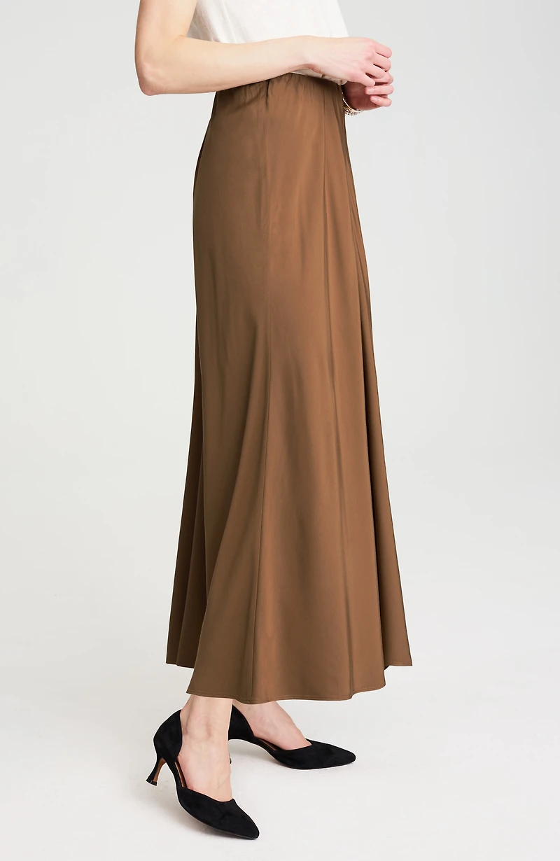 pure jill a-line maxi skirt