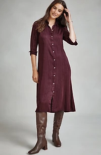 pure jill lava-dyed shirtdress