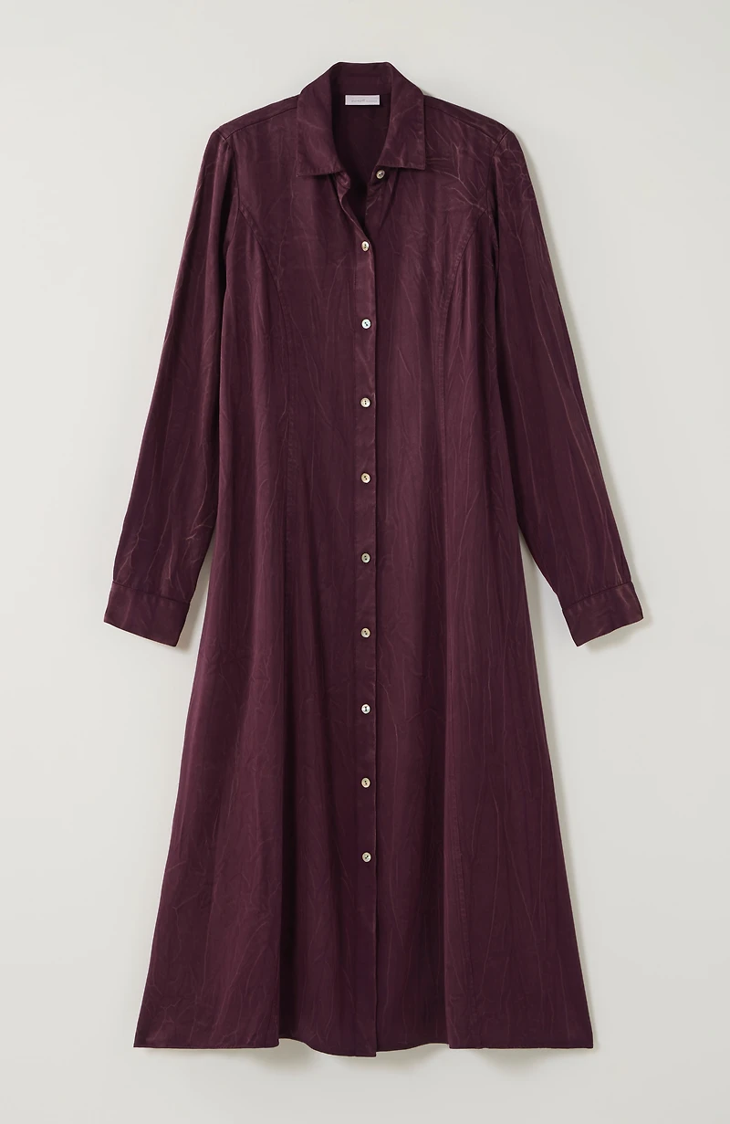 pure jill lava-dyed shirtdress