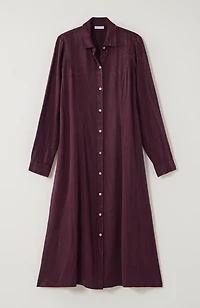 pure jill lava-dyed shirtdress