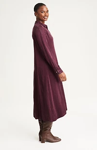 pure jill lava-dyed shirtdress