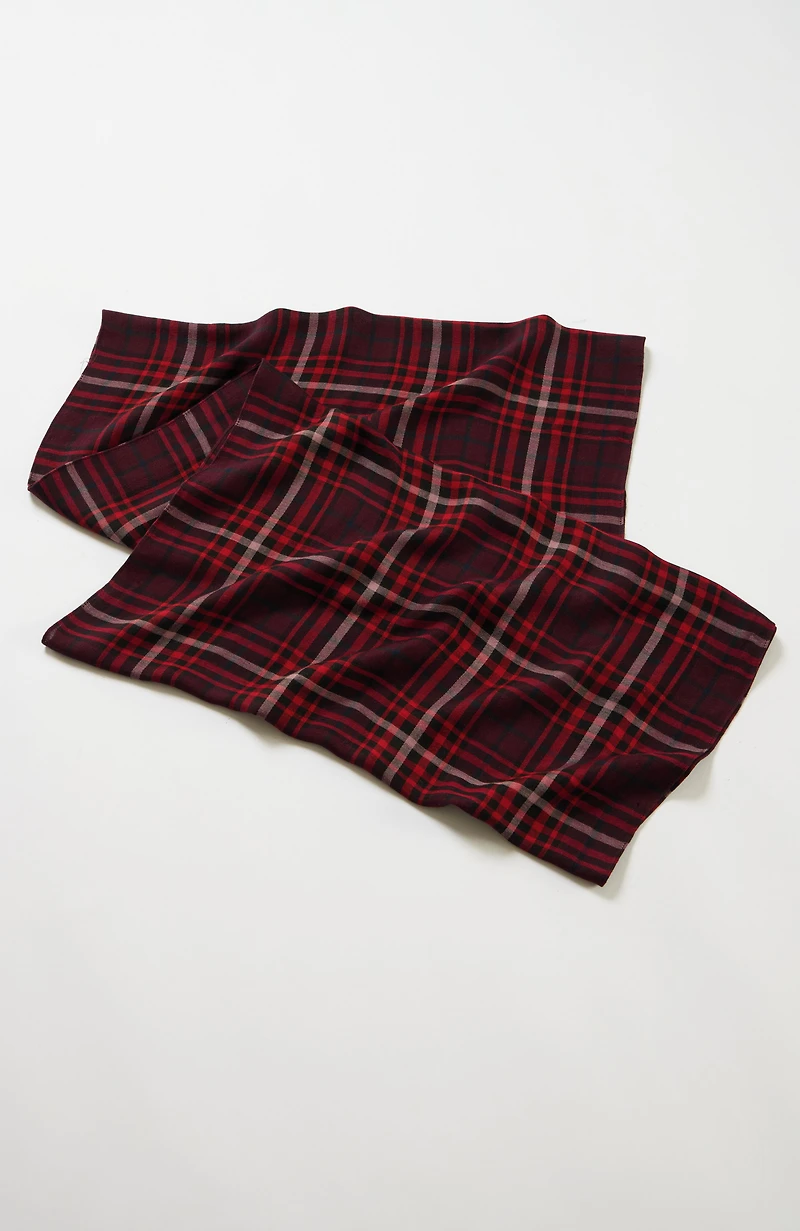 plaid infinity scarf