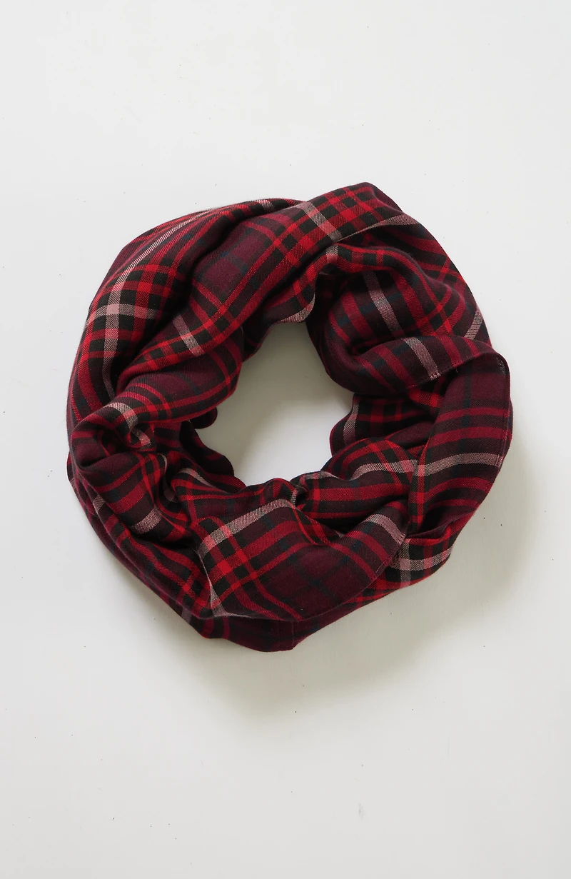 plaid infinity scarf