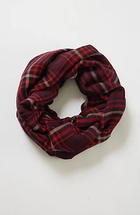 plaid infinity scarf