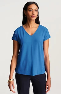 wearever slub-knit a-line tee