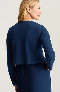 wearever 2-in-1 mixed-media midi dress