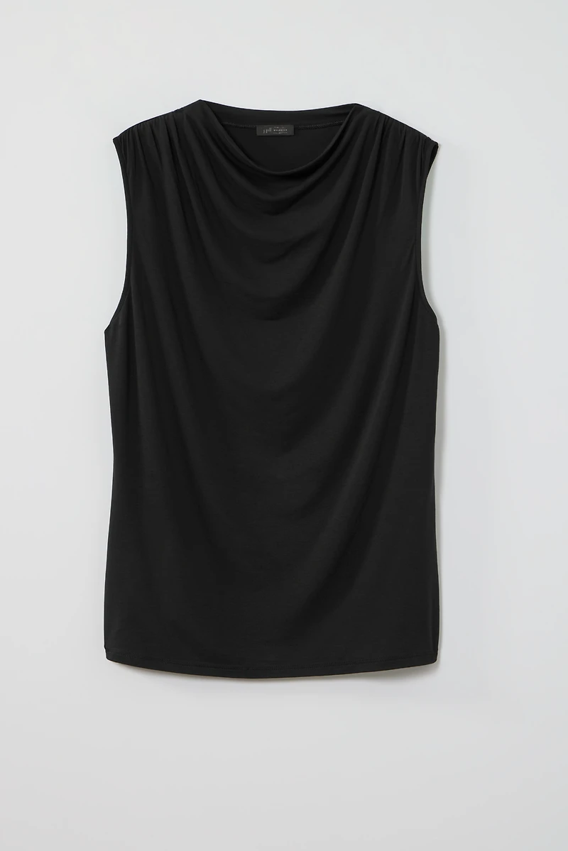 wearever draped-neck top