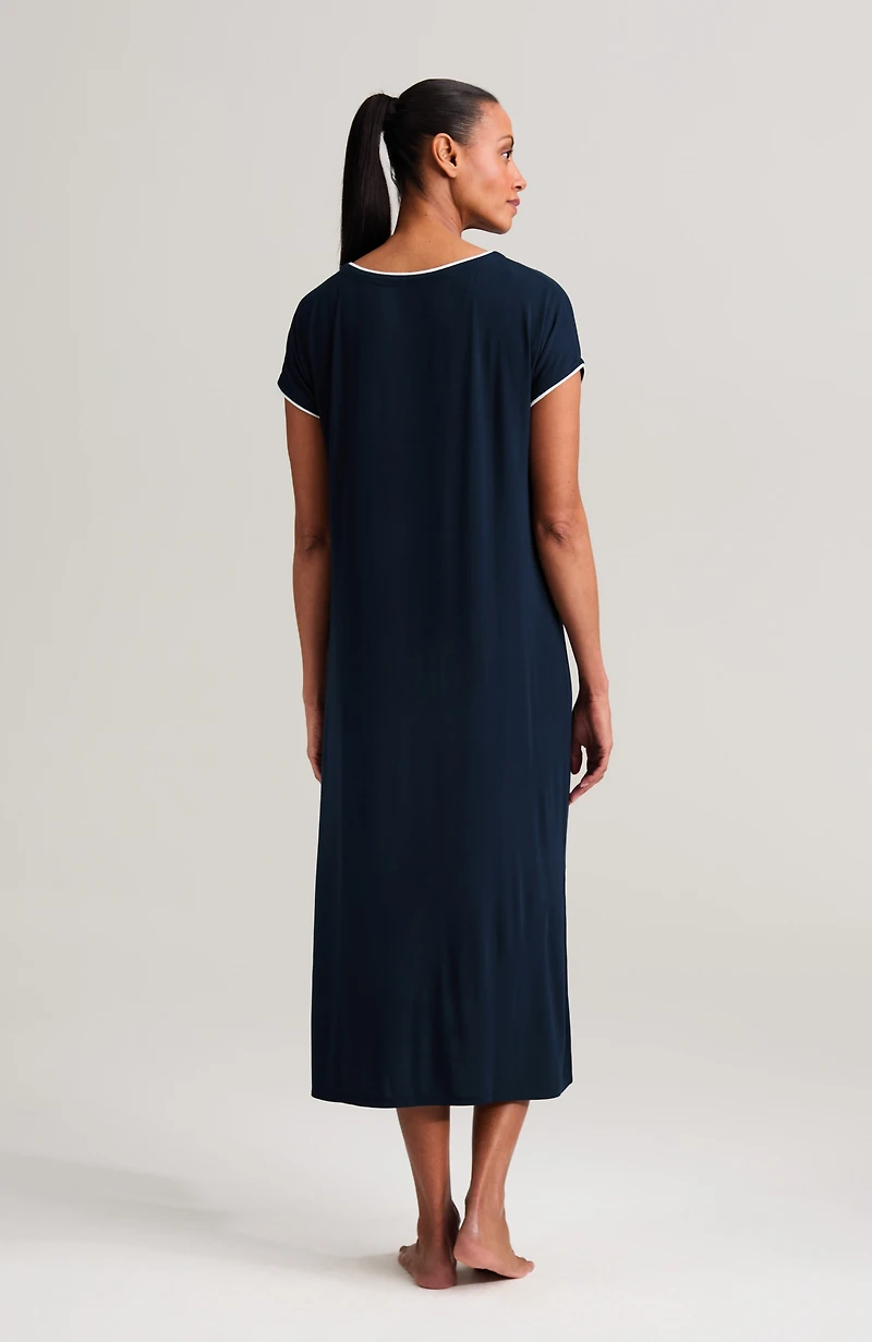 sleep tranquil knit midi gown