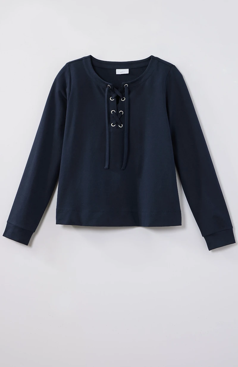 fit french terry sweatshirt
