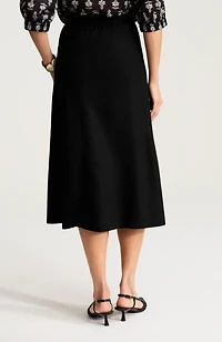 pure jill linen-blend maxi skirt
