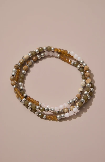 layered stretch bracelet