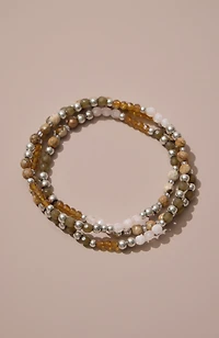 layered stretch bracelet