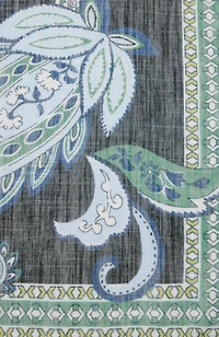 paisley-printed scarf