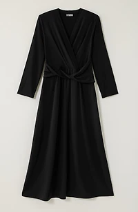 wearever wrap-waist dress