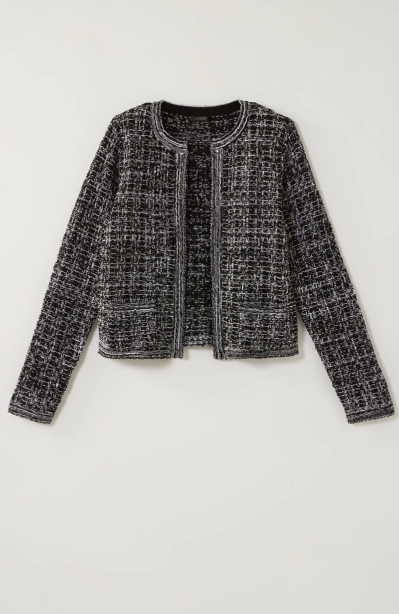 wearever textured sweater-jacket
