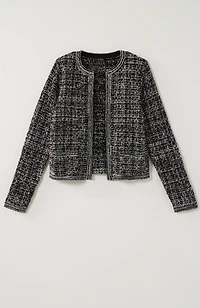 wearever textured sweater-jacket