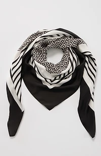 geometric square scarf