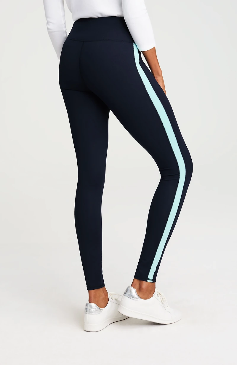 fit performance side-stripe leggings