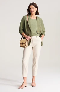 woven-textured crossbody