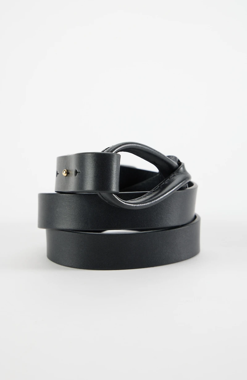 leather loop belt