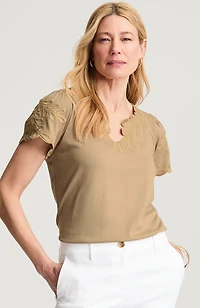 embroidered top