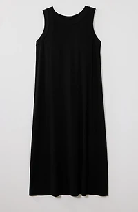 knit high-neck maxi dress