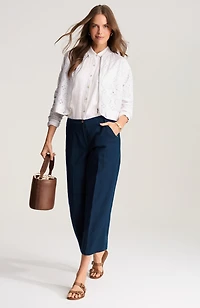 eyelet bomber jacket