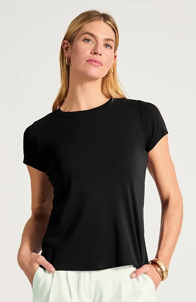 pima short-sleeve layering tee