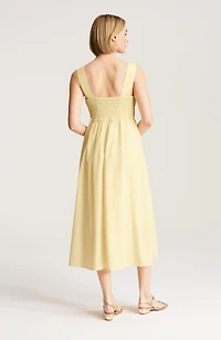 tie-front a-line dress