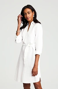 linen a-line dress
