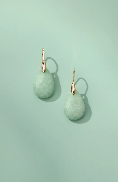 aventurine drop earrings